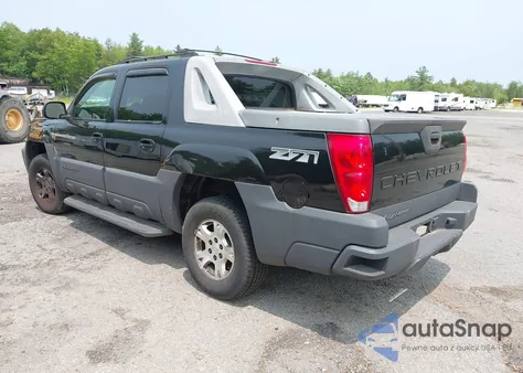 2002 Chevrolet Avalanche из США, поврежденный, VIN 3GNEK13T52G248925